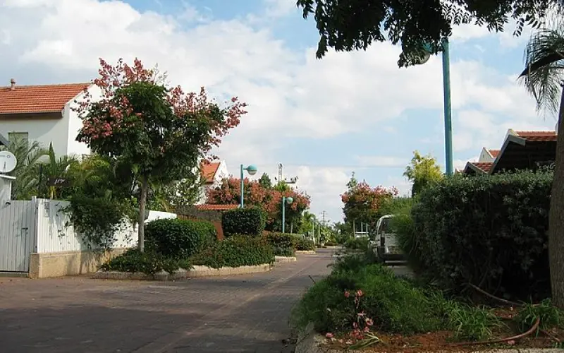 רחוב מגורים בקדימה צורן