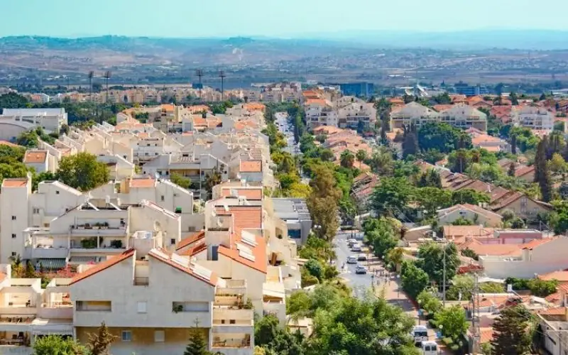מבט אווירי על רעננה